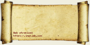 Tina Sorak vizit kartica